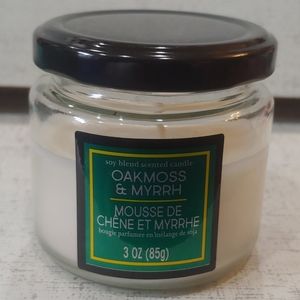 Oak Moss & Myrrh Soy Blend Scented Candle 3 oz